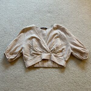Zara cropped top size S